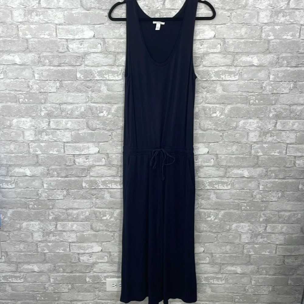 Daily Ritual Navy Jumpsuit - Picture 1 of 4